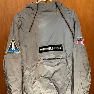 Reflective members only moon jacket